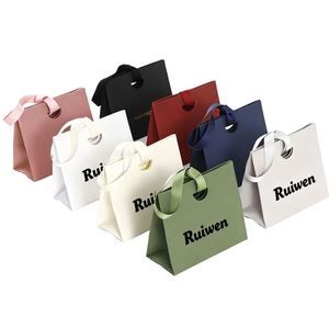 Bolsa de Papel para Joyería, Bolsa de Compras Hecha a Mano, Bolsa de Papel para Regalo de Joyería Hecha a Mano - Product Image 4