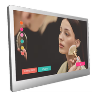 Miroir intelligent MIRROH.AI avec écran tactile de 13,3 pouces, interrupteur tactile éclairé, design moderne, salon, appartement, villa, intelligent