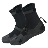 DIVESTAR sepatu bot air Neoprene 3mm, sepatu bot air luar ruangan profesional, sepatu selam selancar terpisah bersirkulasi air Neoprene 3mm