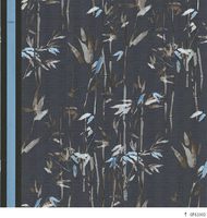 Papier peint authentique italien importé pour Gianfranco Ferre, motif floral européen, salon, papier peint en relief profond, bambou GF61000
