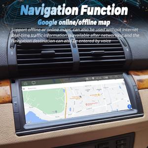 Radio 10,25 pouces pour BMW Série 5 E39 X5 E53 M5 1995 - 2003 2004 2005 2006 Voiture Android Auto Multimédia Carplay RDS Navigation Wifi - Product Image 5