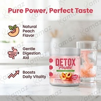 Perzik smaak detox poeder kruiden drankmix dagelijkse wellness supplement private label OEM aangepaste formule fabrikant leverancier