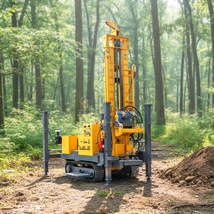 Foreuse rotative pneumatique hydraulique puissante pour puits d'eau, pour forage en montagne et en forêt, profondeurs <span class=keywords><strong>de</strong></span> 400m, 500m, 600m, 800m - Product Image 1