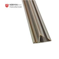 Ensemble de joints d'angle acoustiques modernes et durables en plastique pour portes coupe-feu et insonorisées