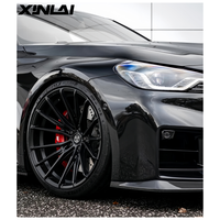 XINLAI Jantes en alliage à jante forgée personnalisées Deep Dish noir brillant 4 trous 5 trous 6 trous 18 19 20 21 22 24 pouces pour Porsche Ferrari