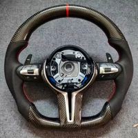 Volant sport en fibre de carbone, très demandé, en stock pour BMW F10 F20 F30 F22 F23 F44 F45 F30 F31 F35 E90 E91 E92 E93 E82 E88