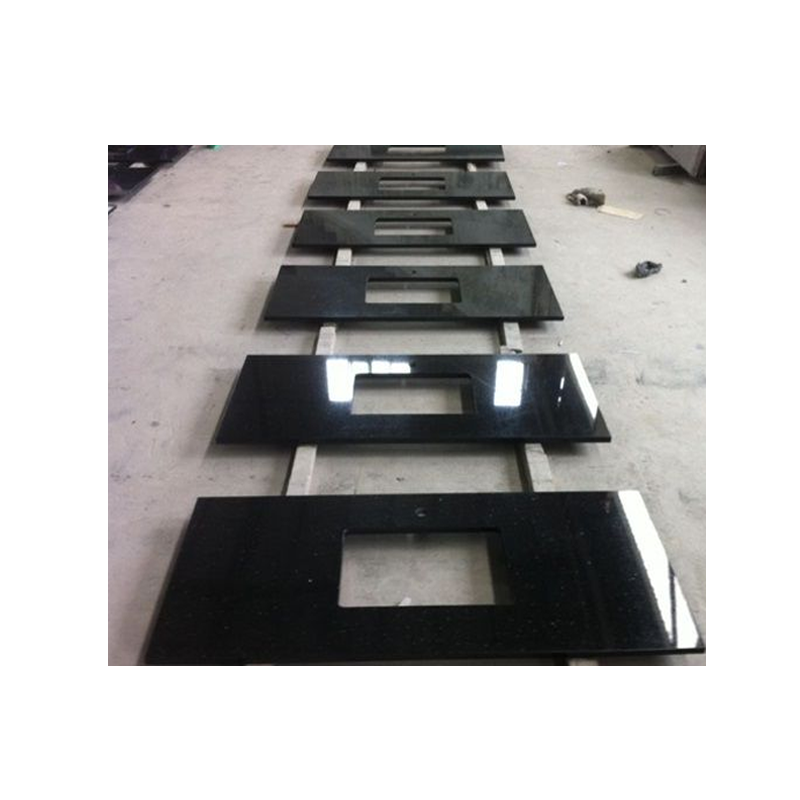 Недорогая черная гранитная столешница galaxy, цена