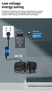 제바오 제코드 DMP-10/20/30/40 모던 웨이브메이커 펌프 담수/해수 어항용 스마트 앱 직사각형 - Product Image 5