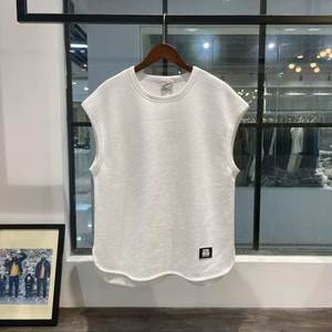 Camiseta sin Mangas Moderna para Hombre, Estilo Americano, Ropa Deportiva, Transpirable, Informal, para Entrenamiento, Diseño Sólido, Cuello Redondo - Product Image 4