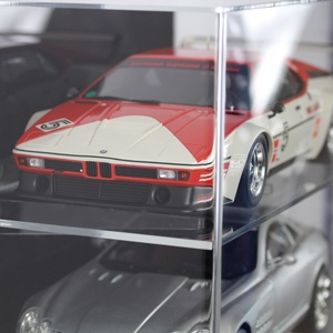China Wholesale Wall Mounted Crystal Clear Acrylic Lucite Plastic 1:64 Diecast Car <b>Model</b> Display Case - Product Image 6