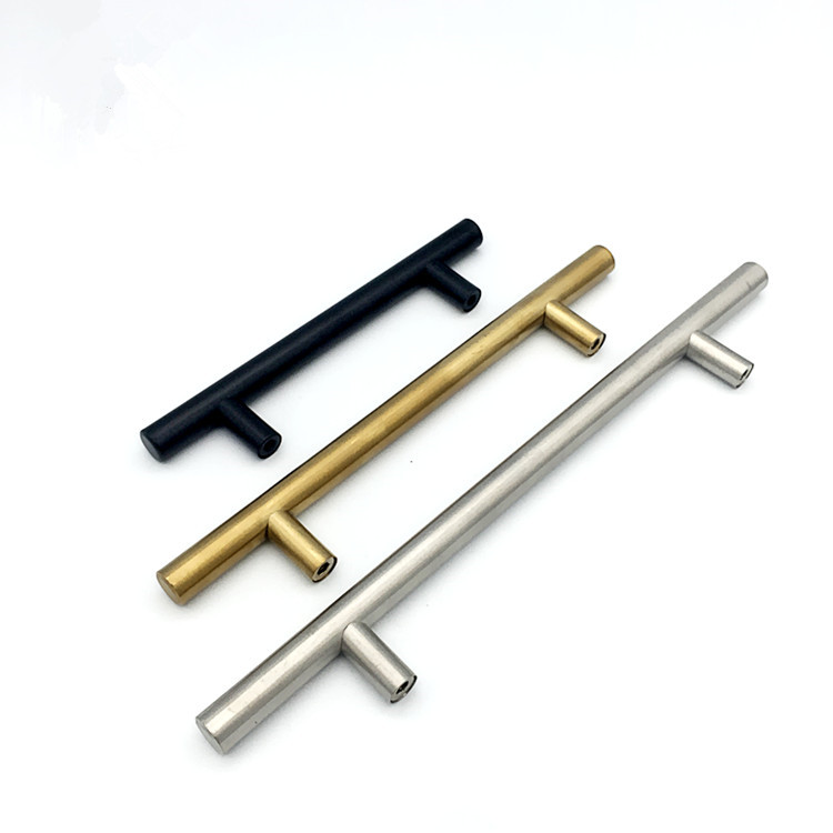 XVB Factory Industrial Modern Furniture Wardrobe Cabinet Stainless Steel Handles Kitchen Bedroom Living Room Drawer
