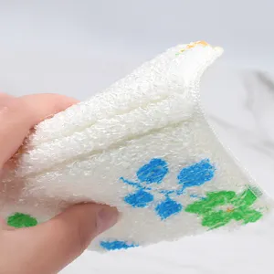 고품질 최고 청결한 항균 대나무 섬유 접시 마술 청소 부엌 갯솜