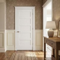 Porte Shaker Minimaliste en MDF pour l'Asie du Sud-Est, Isolation Phonique en Polymère, Résistante aux Insectes et à l'Humidité, Personnalisation des Couleurs, Intérieur