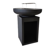 Plaque de barbecue en acier au carbone pour jardin, structure KD, vente en gros d'usine