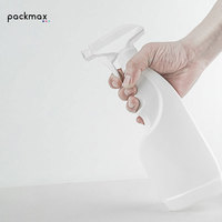 Pulverizador de gatillo cuadrado de plástico de 28 mm con boquilla a prueba de derrames para botellas de productos químicos de uso doméstico