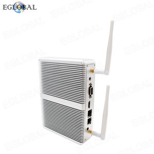 Mini PC avec Intel Core I3-5005U 8GB DDR3L 256GB MSATA SSD VGA double affichage 2 * RJ45 Giga LAN Win 10 prise AU sans ventilateur - Product Image 4