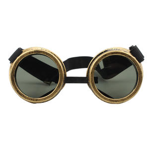Haute qualité Halloween Vintage <span class=keywords><strong>Steampunk</strong></span> lunettes Goth lunettes pour Cosplay Costume cyclisme et moto lunettes - Product Image 4