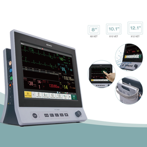 Monitor Veterinario Edan X10 VET con Pantalla Táctil, Monitor Multiparamétrico para Clínicas de Animales Pequeños, ECG, NIBP, SpO2, TEMP, IBP, CO2 - Product Image 4