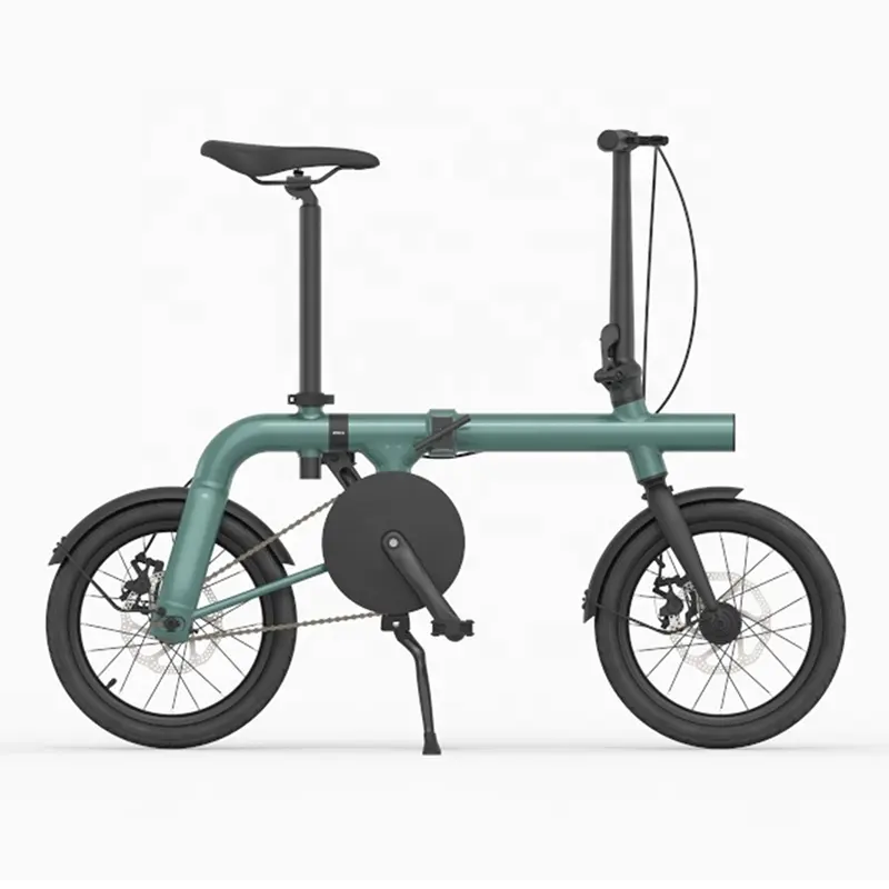 16 inç kolay katlanır bisiklet tek hız yüksek kalite alüminyum alaşımlı çerçeve hafif T bar mini katlanır bisiklet katlanabilir bisiklet