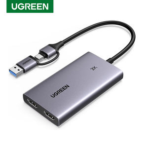 Carte de capture HDMI UGREEN CM726 Capture 2K 30 & Loop <span class=keywords><strong>out</strong></span> 4K Prise vidéo HDMI vers USB Type-C pour l'enregistrement de flux en direct sur ordinateur - Product Image 1