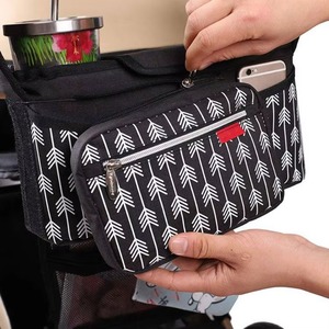 Organisateur de poussette BSCI avec porte-gobelets isothermes, ajustement universel pour tous les modèles de bébés, accessoire ultime pour - Product Image 2