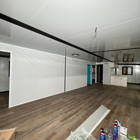 Maison conteneur en acier extensible sur mesure de 40 pieds avec 2, 3 ou 4 chambres, construction en panneaux sandwich préfabriqués, design contemporain