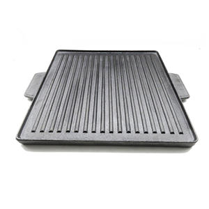 Plancha asadora reversible Plancha 38x38cm de hierro fundido para <span class=keywords><strong>Paellero</strong></span> de <span class=keywords><strong>gas</strong></span> hornillo de <span class=keywords><strong>gas</strong></span> - Product Image 3