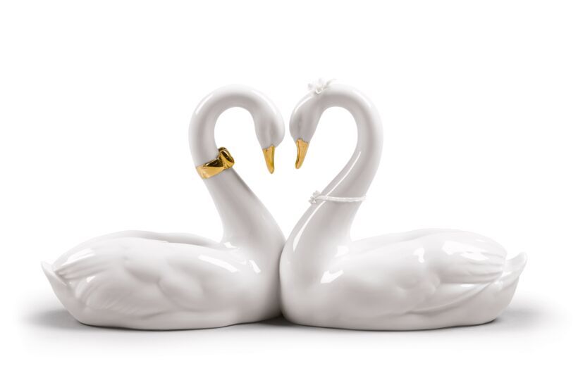 High Elegant White Swan Ceramic Wedding Favor Gift - Unique Party