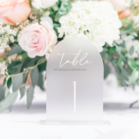 Support de numéro de table de mariage en acrylique 1-20 cartes de place et décor de table pour la décoration de mariage