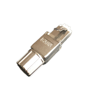 Catégorie de produit de vente chaude <span class=keywords><strong>6</strong></span> 8p8c câble Ethernet Gigabit RJ45 CAT6A <span class=keywords><strong>FTP</strong></span> câble réseau connecteur blindé en métal - Product Image 1