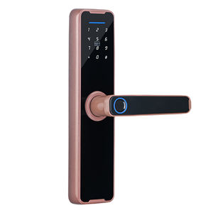 Tuya TTlock Cerraduras sécurité empreinte digitale intelligente électronique bois aluminium serrure de porte <span class=keywords><strong>clé</strong></span> numérique intelligente connectivité Wi-Fi - Product Image 5