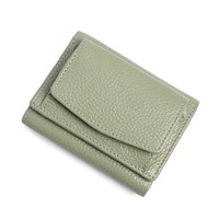Dompet Kartu Kulit Asli Custom Print untuk Pria Wanita, Dompet Kartu Model Western untuk Menyimpan Uang dan Kartu