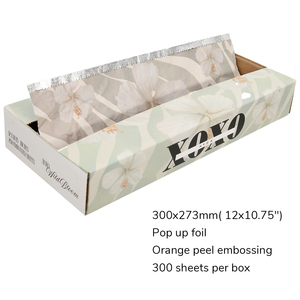 500 Fogli di Alluminio Pop-up per Colorazione <span class=keywords><strong>Capelli</strong></span>, Fogli di Alluminio per Salone, Fogli per Parrucchieri - Product Image 2