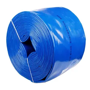 Approvisionnement d'usine 8 pouces Lay Flat Hose Farm Irrigation Flat Hose Meilleure qualité Pvc Lay Flat Hose