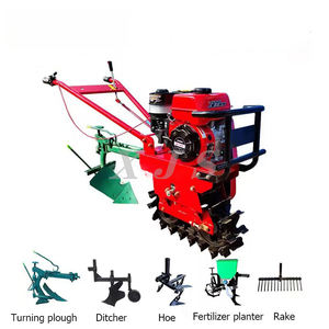 مزارعات زراعية تعمل بالبنزين محراث صغير يعمل بالطاقة 7HP محرك سلسلة البنزين المبرد بالهواء + آلة زراعة المحراث الوجه - Product Image 6