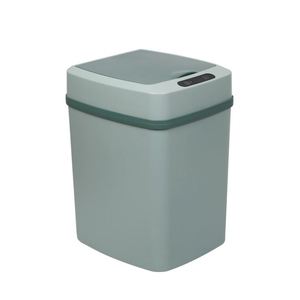 Intelligent Induction Automatic Smart Trash <b>Light</b> 14L Electric Rubbish Can Touch Garbage Bucket With <b>Sensor</b> Custom Logo - Product Image 1