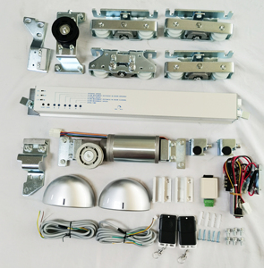 Chisung DCモーターオートスライドドアオープナー100KGダブル/シングルガラスドアセンサーリモコン付き - Product Image 2