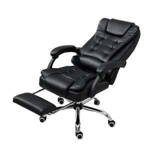 Ouke-silla <span class=keywords><strong>industrial</strong></span> <span class=keywords><strong>de</strong></span> cuero con ruedas para oficina, muebles baratos, venta al por mayor - Product Image 2
