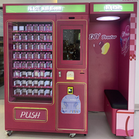 Distributeur automatique de nail art 3D |   Kiosque de vente de cosmétiques et de produits de beauté, graphismes personnalisés, options de paiement multiples, basé sur le cloud