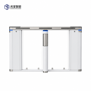 Porte coulissante automatique haute sécurité à vitesse rapide avec hauteur personnalisable, lecteur de carte intelligente, système de contrôle d'accès piétonnier - Product Image 5