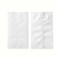 Sachets d'emballage en plastique thermoscellables de 75*130mm avec fermeture centrale et bord dentelé pour cartes de jeu et objets de collection - Vente en gros