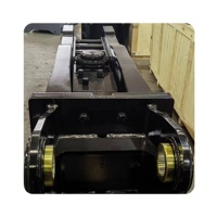 Pompe hydraulique supérieure pour brise-pieux en béton, burin de 185 mm, silencieuse (type boîte), pour excavatrice de 42-55 tonnes, graissage automatique, garantie 1 an