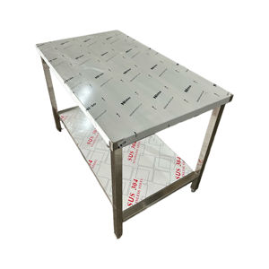 Victory Commercial <b>Stainless</b> <b>Steel</b> <b>Prep</b> <b>Table</b> with Backsplash Bakery Equipment for Hotels & Restaurants - Product Image 2