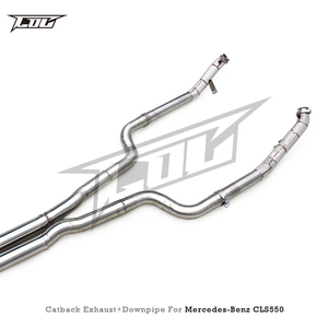 ท่อไอเสีย Catback Downpipe สำหรับ Mercedes-Benz CLS550 V8 4.7L ปี 2010-2016 Boska Racing ท่อเก็บเสียงสแตนเลส ท่อไอเสียแบบไหลอิสระ - Product Image 6