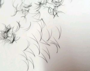 Élégance cils personnalisés préfabriqués 2D extensions de cils individuels professionnel noir 0.15mm application facile modèle boîte d'emballage OEM - Product Image 2