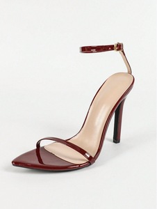 IStapromo Gifts Nouveaux talons hauts pour femmes, grande taille, couleur unie, en cuir PU, écologiques, faits à la main, cadeaux de bienvenue - Product Image 6