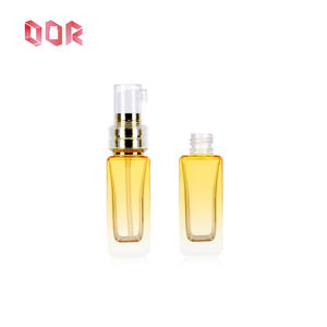 Envase de Cosméticos de 50g 40ml 100ml 120ml, Juego de Botellas de Vidrio Amarillas, Apto para Productos para el Cuidado de la Piel, Se Puede Imprimir con Logotipo - Product Image 4