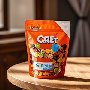 Bolsa de Embalaje Personalizada para Cereales, Frutas y Avena, Bolsa de Plástico Resellable de Aluminio para Muesli y Cereales de Desayuno - Product Image 1