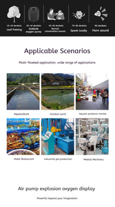 Difusor de Aire para Exteriores SUNSUN CAP Ecológico, Ultra Silencioso y de Bajo Consumo, Bomba de Oxigenación de Aguas Profundas para Acuarios, para la Salud de los Peces - Product Image 6