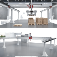 Robot portique industriel personnalisé 5 tonnes avec moteur à engrenages pour chargement/déchargement automatique de charges lourdes et palettisation, axe linéaire personnalisé